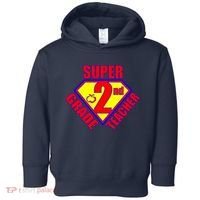 Super 2nd Grade Teacher Toddler Hoodie thumb 0