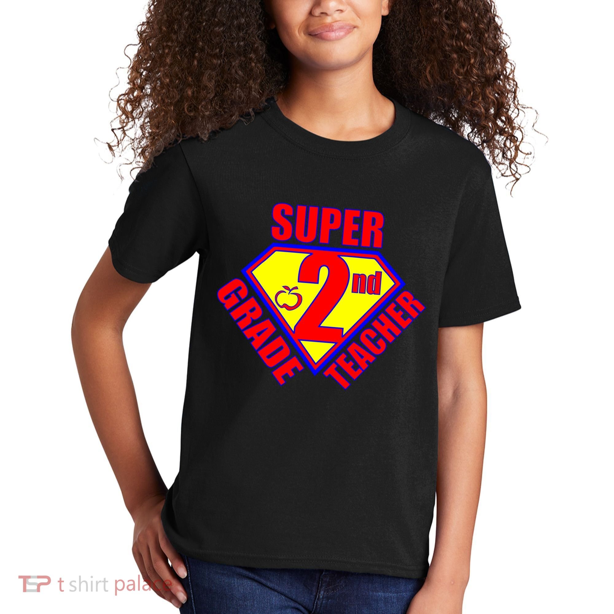 Super 2nd Grade Teacher Kids T-Shirt