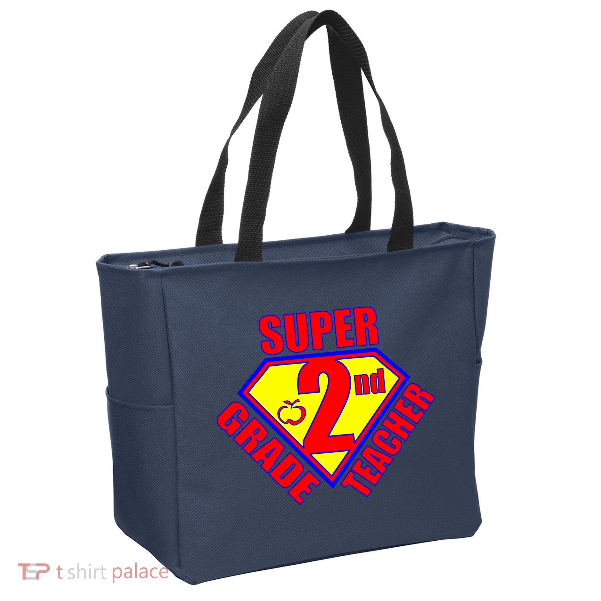 Super 2nd Grade Teacher Tote Bag