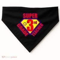 Super 3rd Grade Teacher USA-Made Doggie Bandana thumb 0