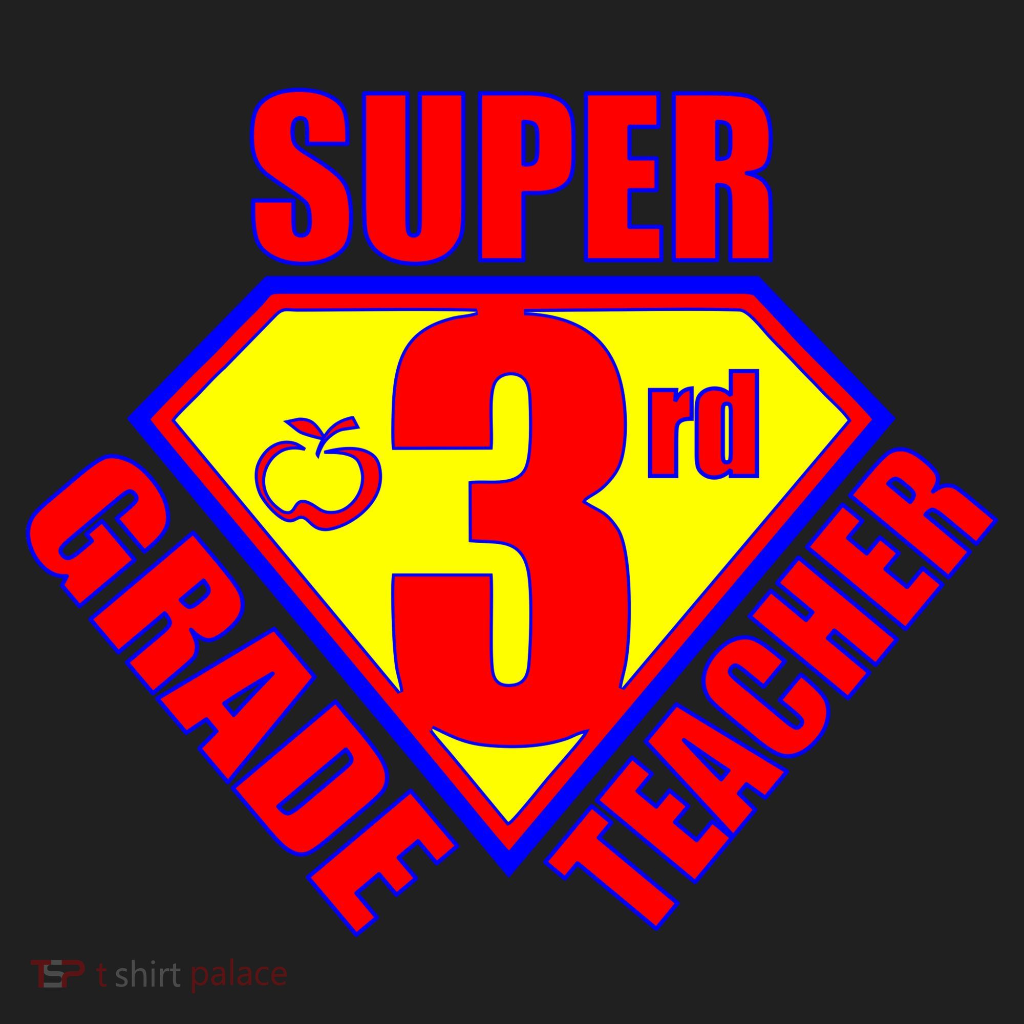 Super 3rd Grade Teacher Golf Towel