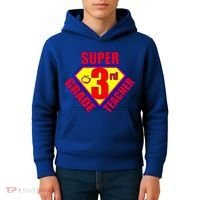 Super 3rd Grade Teacher Kids Hoodie thumb 4