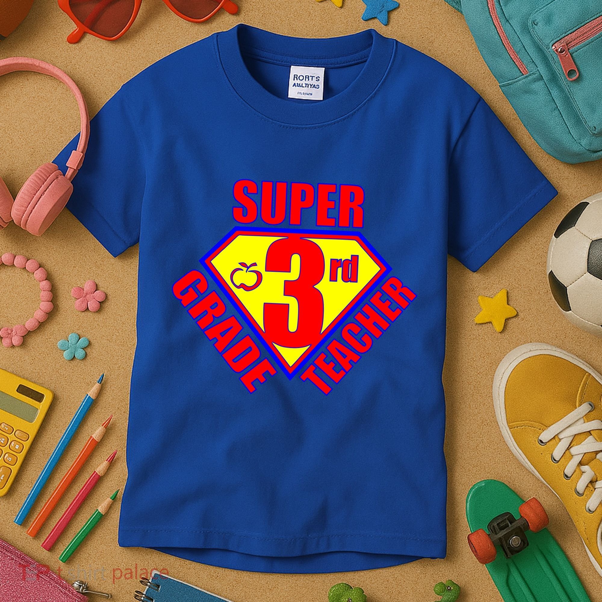 Super 3rd Grade Teacher Kids T-Shirt