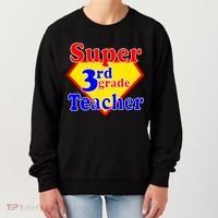 Super 3rd Grade Teacher Funny School Women's Sweatshirt thumb 0