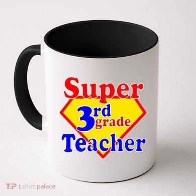 Super 3rd Grade Teacher Funny School Coffee Mug
