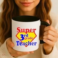 Super 3rd Grade Teacher Funny School Coffee Mug thumb 3