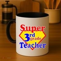 Super 3rd Grade Teacher Funny School Coffee Mug thumb 4