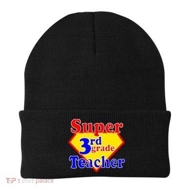Super 3rd Grade Teacher Funny School Beanie
