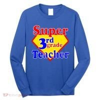Super 3rd Grade Teacher Funny School Long Sleeve Shirt thumb 0