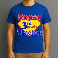 Super 3rd Grade Teacher Funny School T-Shirt thumb 3