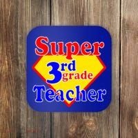 Super 3rd Grade Teacher Funny School Coaster thumb 0