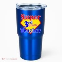 Super 3rd Grade Teacher Funny School Tumbler thumb 0