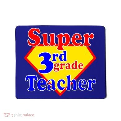 Super 3rd Grade Teacher Funny School Mousepad