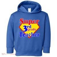 Super 3rd Grade Teacher Funny School Toddler Hoodie thumb 0