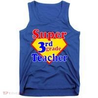 Super 3rd Grade Teacher Funny School Tank Top thumb 0