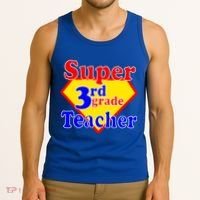 Super 3rd Grade Teacher Funny School Tank Top thumb 3