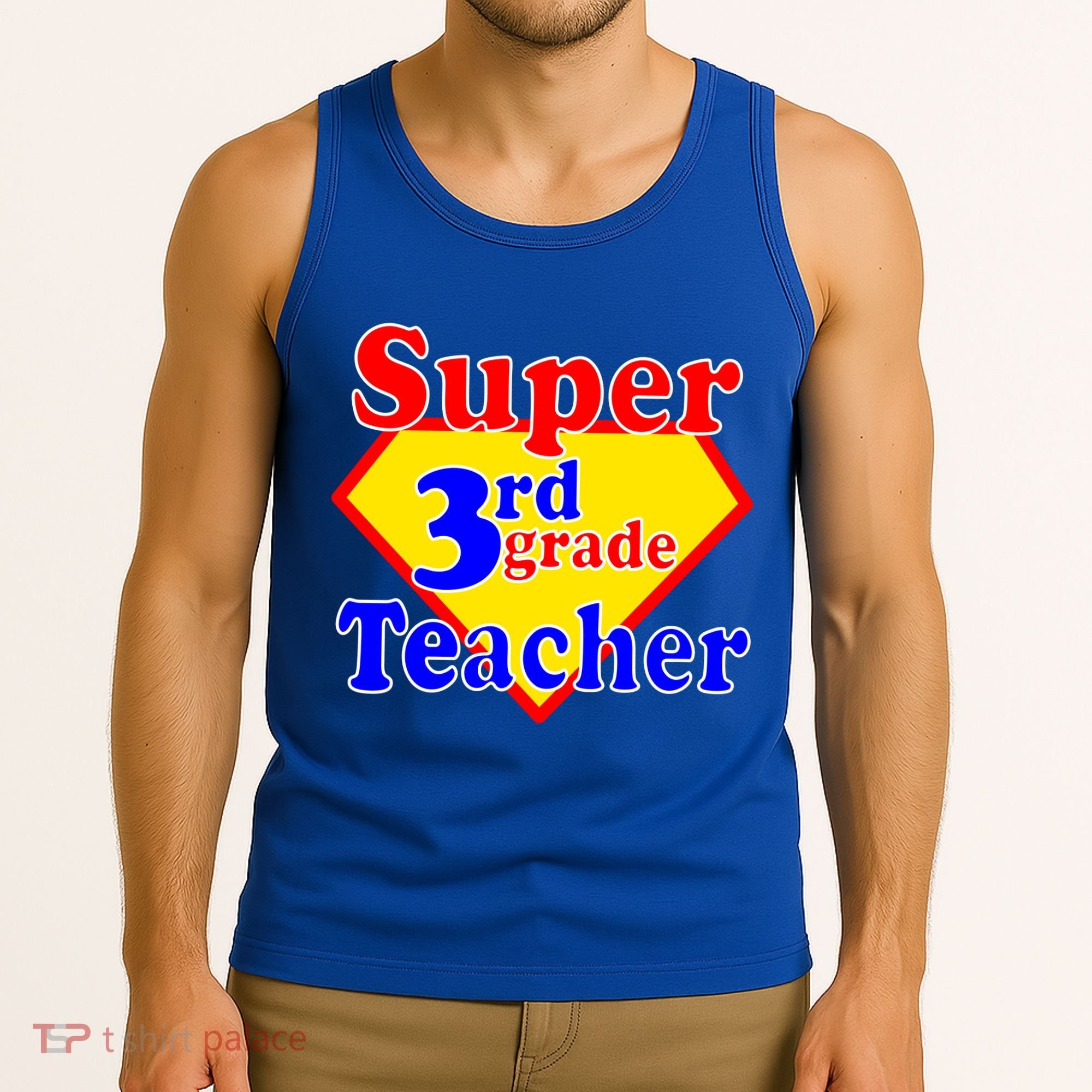 Super 3rd Grade Teacher Funny School Tank Top