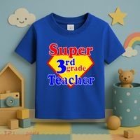 Super 3rd Grade Teacher Funny School Toddler T-Shirt thumb 3