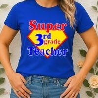Super 3rd Grade Teacher Funny School Women's T-Shirt thumb 2