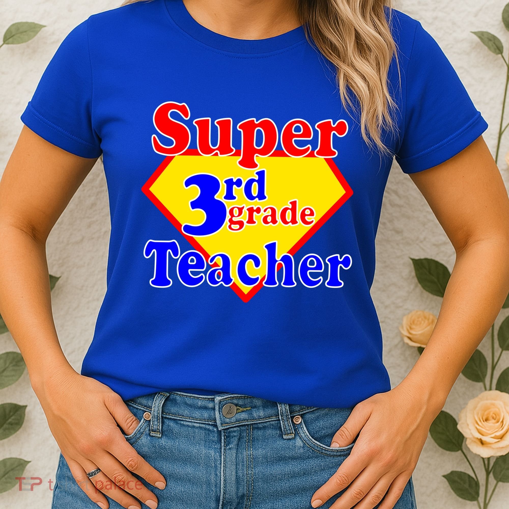 Super 3rd Grade Teacher Funny School Women's T-Shirt