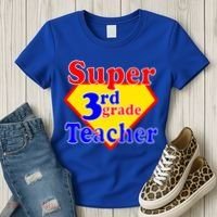 Super 3rd Grade Teacher Funny School Women's T-Shirt thumb 3