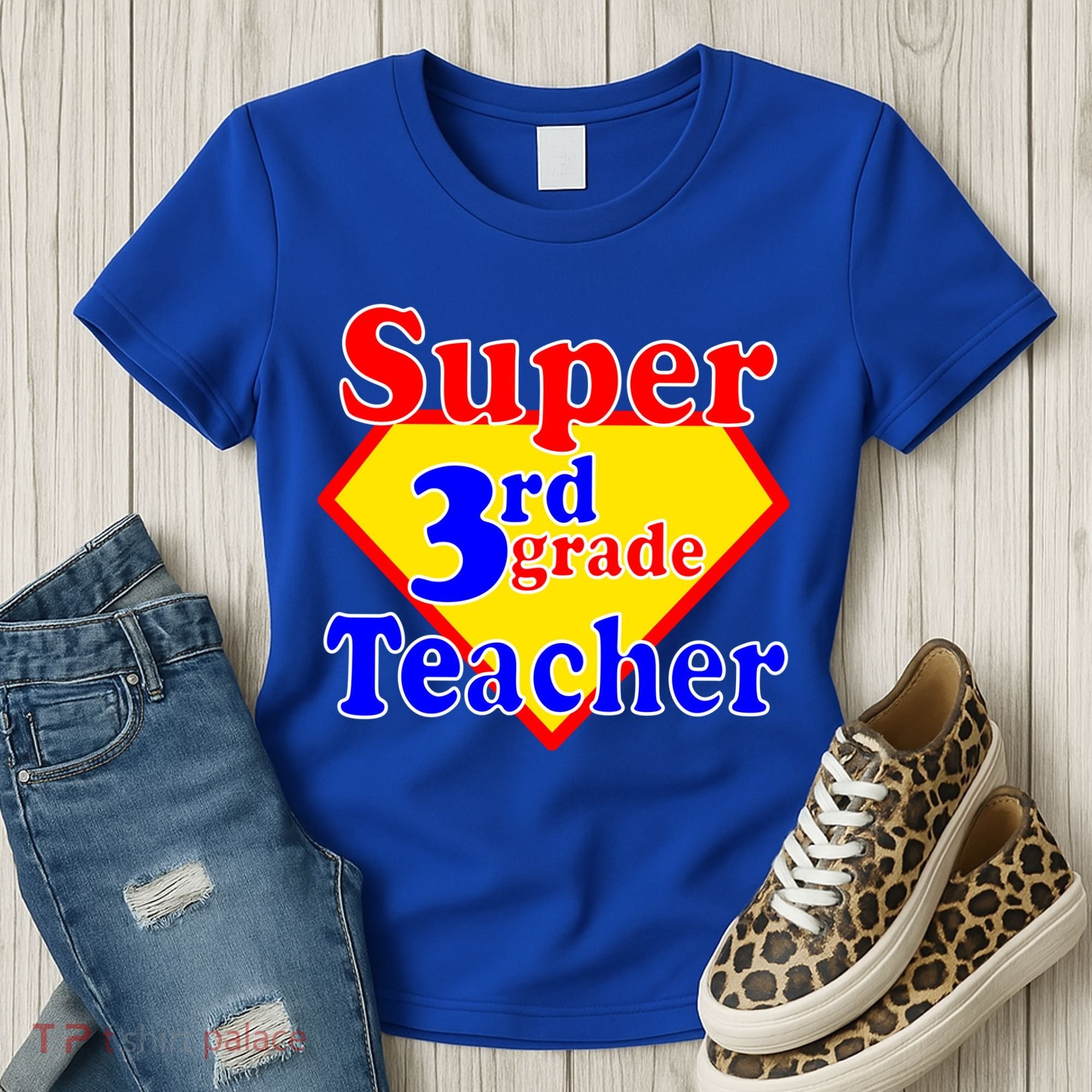 Super 3rd Grade Teacher Funny School Women's T-Shirt
