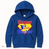Super 3rd Grade Teacher Funny School Kids Hoodie thumb 0