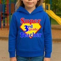 Super 3rd Grade Teacher Funny School Kids Hoodie thumb 3
