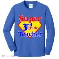 Super 3rd Grade Teacher Funny School Kids Long Sleeve Shirt thumb 0