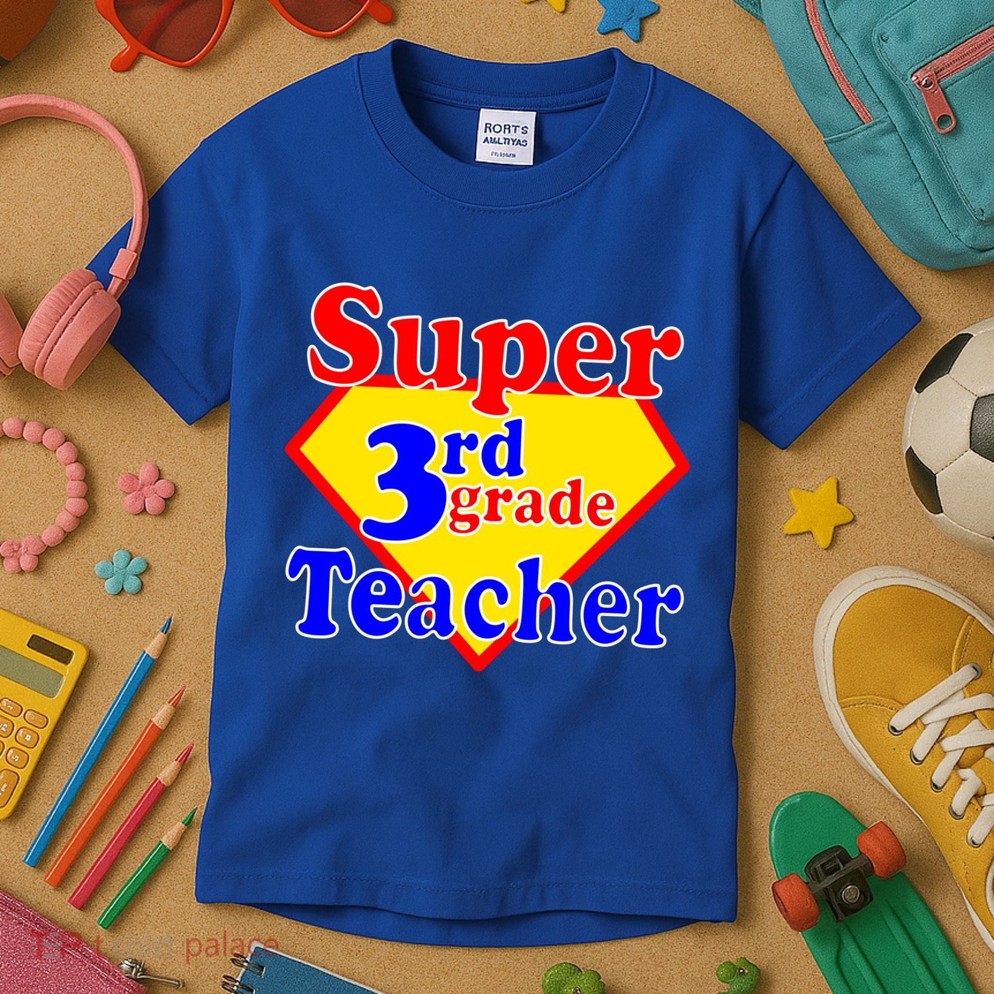 Super 3rd Grade Teacher Funny School Kids T-Shirt