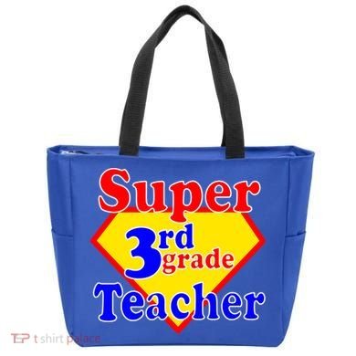 Super 3rd Grade Teacher Funny School Tote Bag
