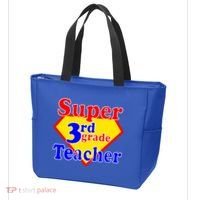 Super 3rd Grade Teacher Funny School Tote Bag thumb 3