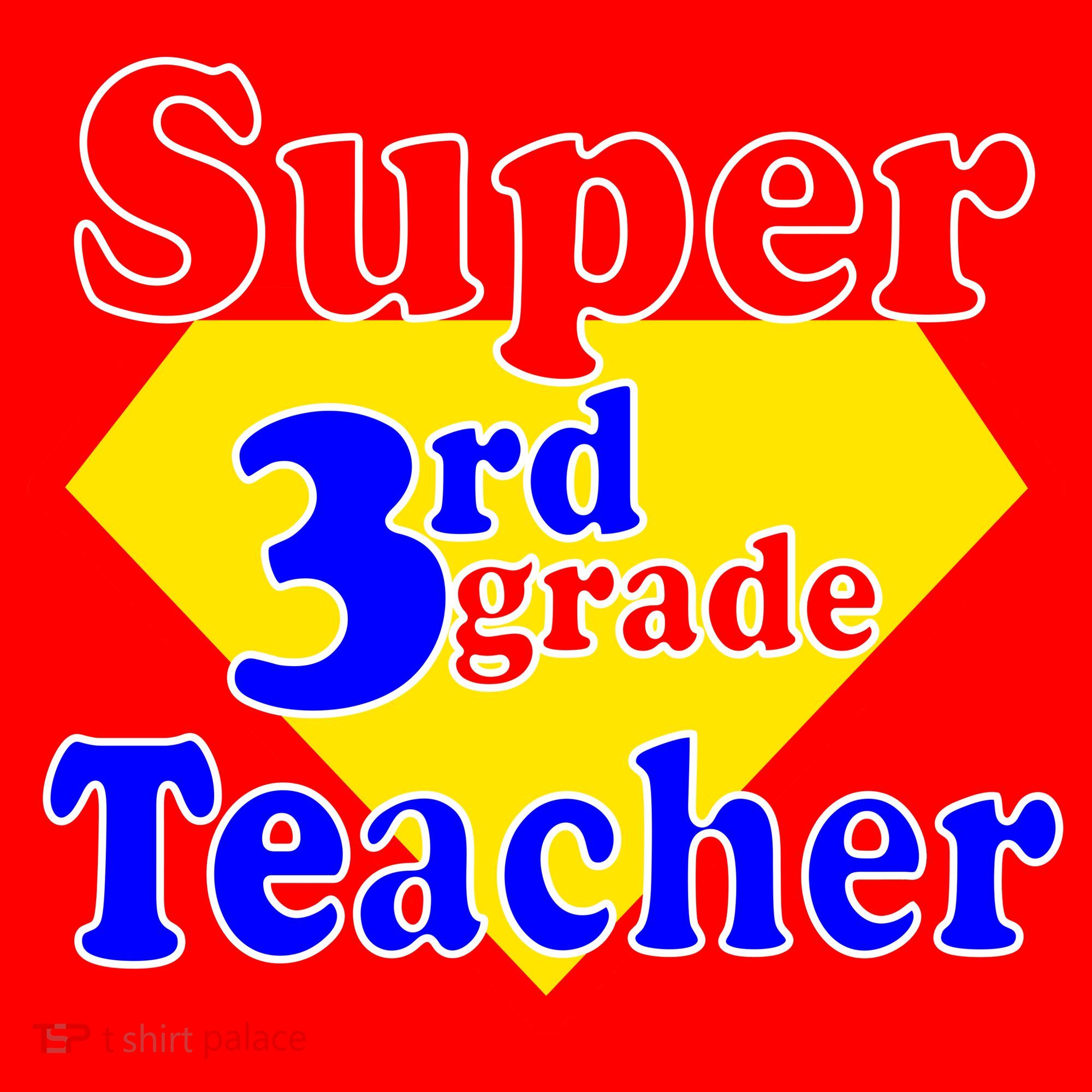 Super 3rd Grade Teacher Funny School Santa Hat