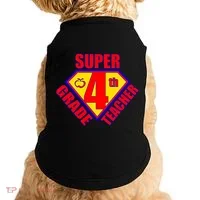 Super 4th Grade Teacher Doggie Tank thumb 0
