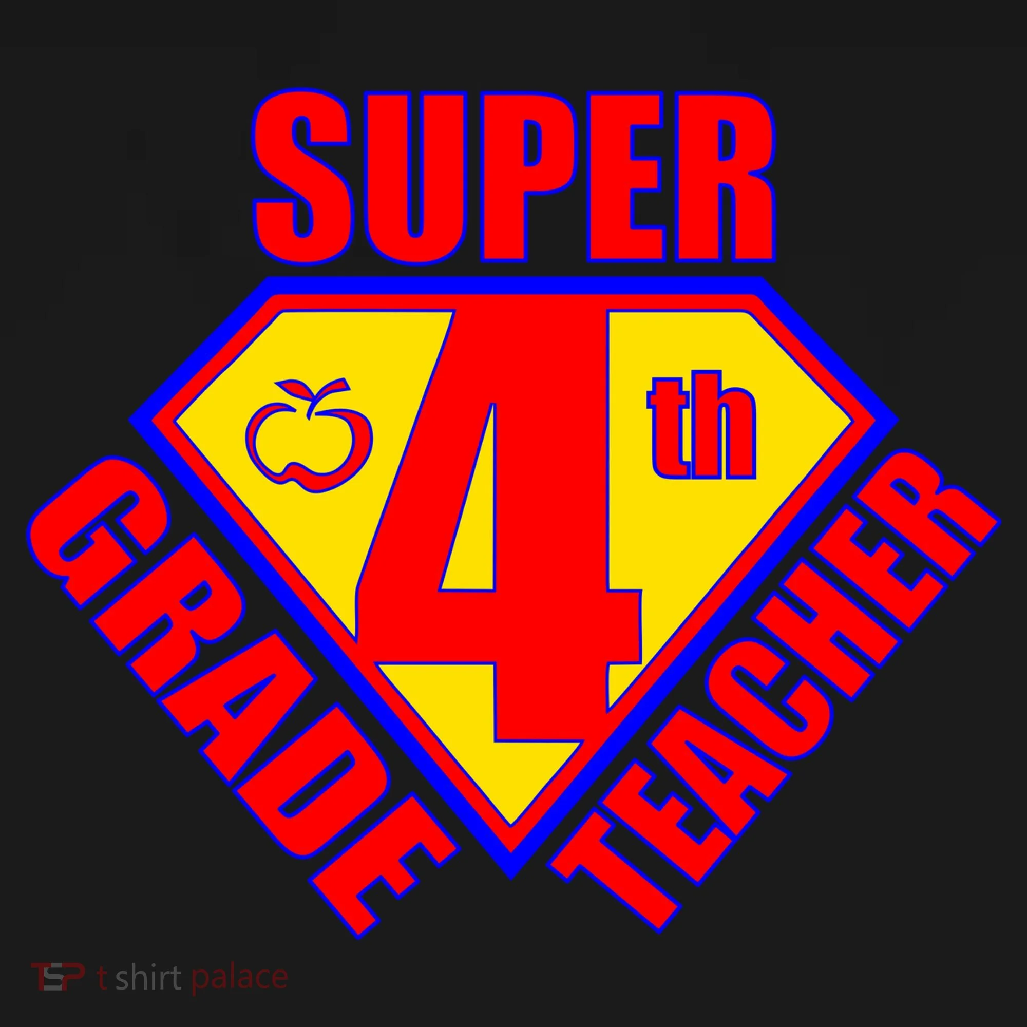 Super 4th Grade Teacher Doggie Tank