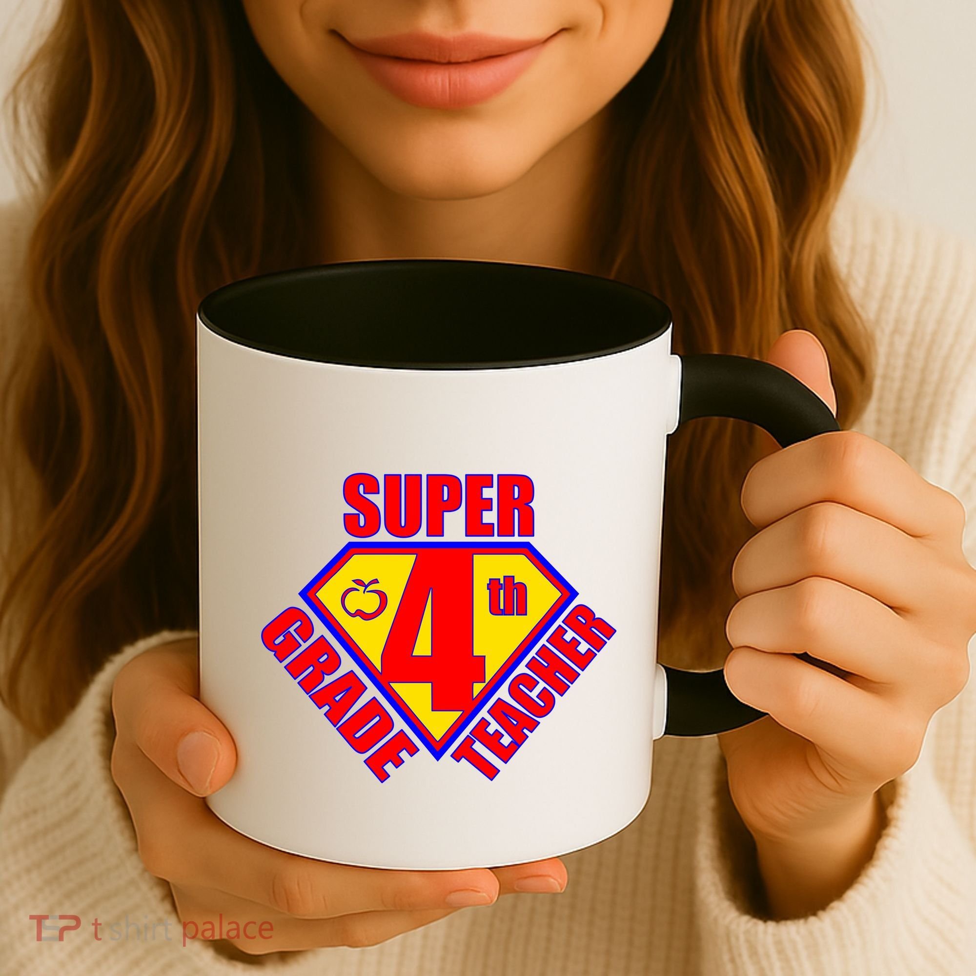 Super 4th Grade Teacher Coffee Mug
