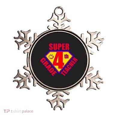 Super 4th Grade Teacher Ornament