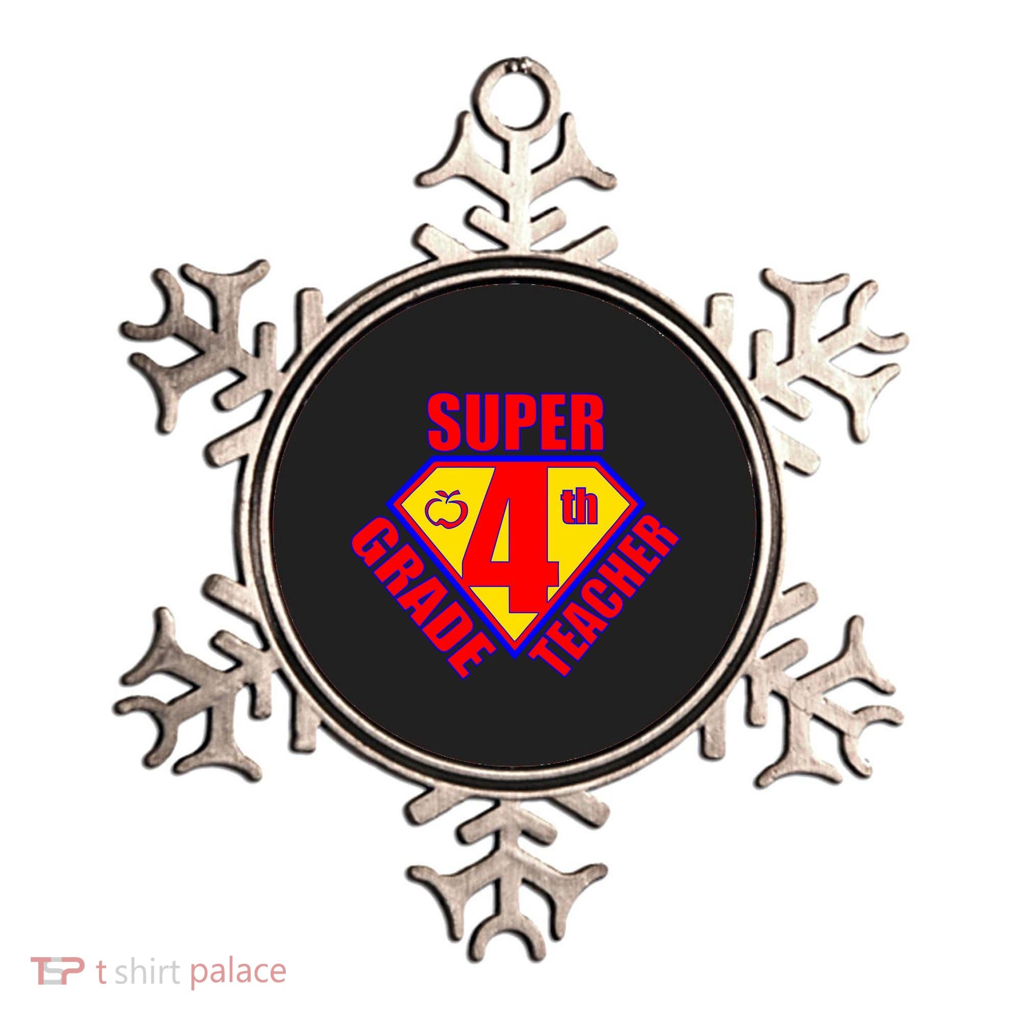 Super 4th Grade Teacher Ornament