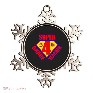 Super 4th Grade Teacher Ornament