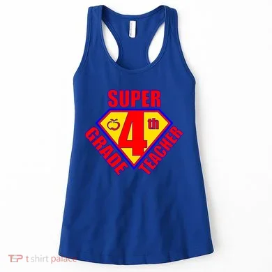 Super 4th Grade Teacher Women's Tank Top