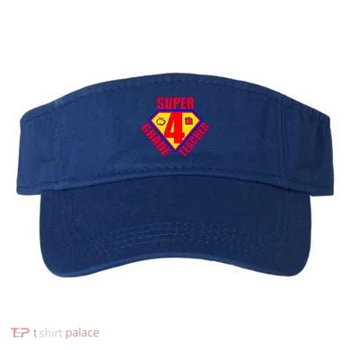 Super 4th Grade Teacher Visor