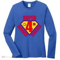 Super 4th Grade Teacher Women's Long Sleeve Shirt thumb 0