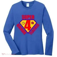 Super 4th Grade Teacher Women's Long Sleeve Shirt thumb 0