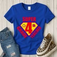 Super 4th Grade Teacher Women's T-Shirt thumb 3