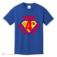 Super 4th Grade Teacher Kids T-Shirt thumb 0