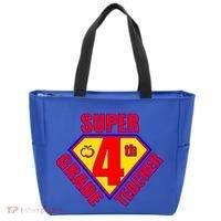 Super 4th Grade Teacher Tote Bag thumb 0