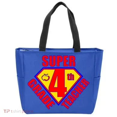 Super 4th Grade Teacher Tote Bag