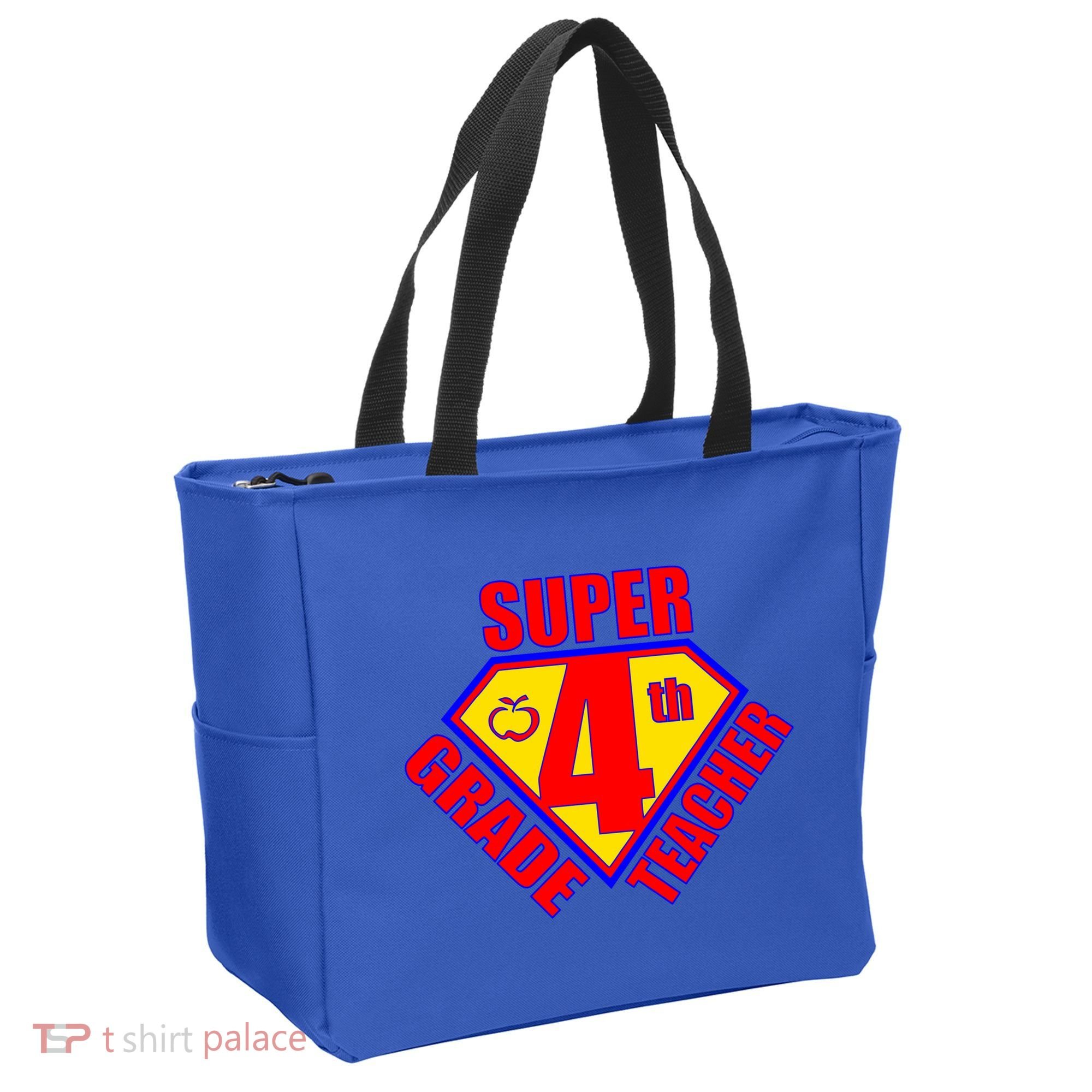Super 4th Grade Teacher Tote Bag