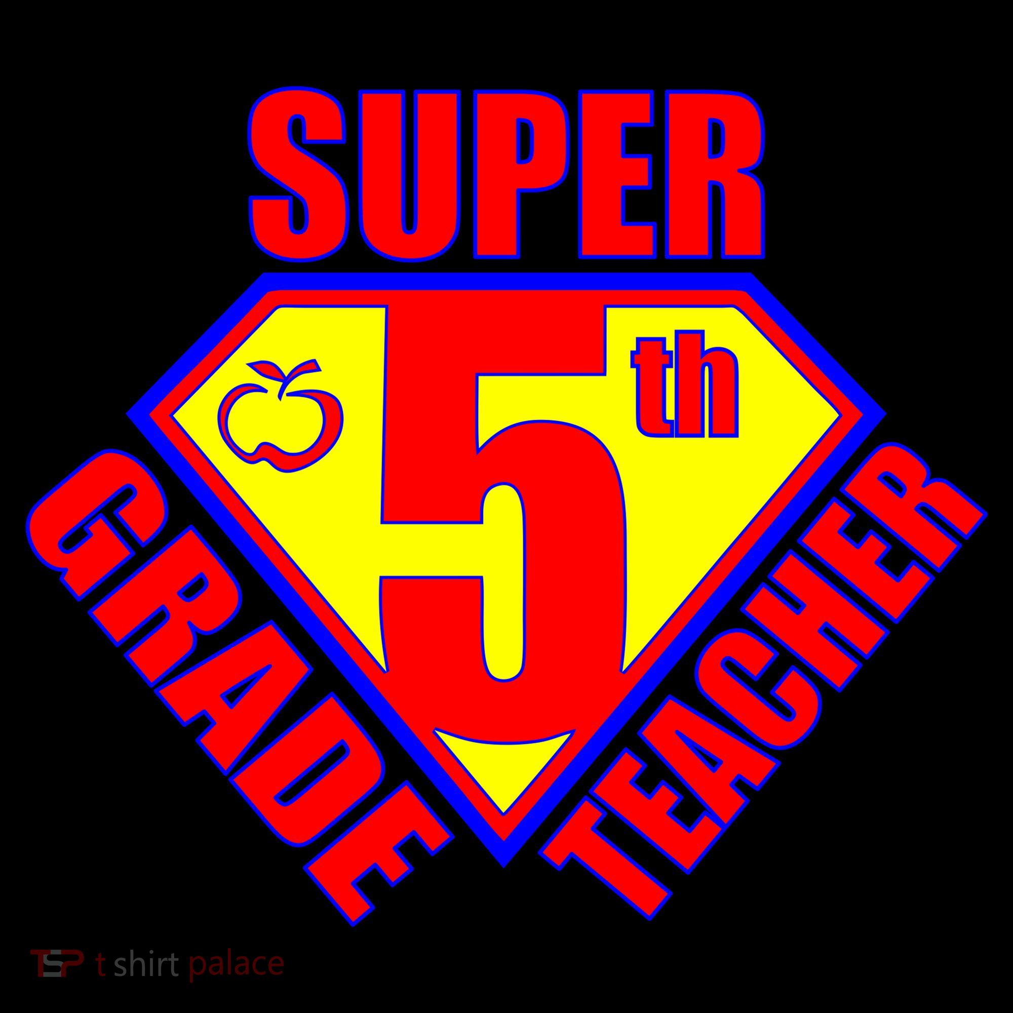 Super 5th Grade Teacher Long Sleeve Shirt