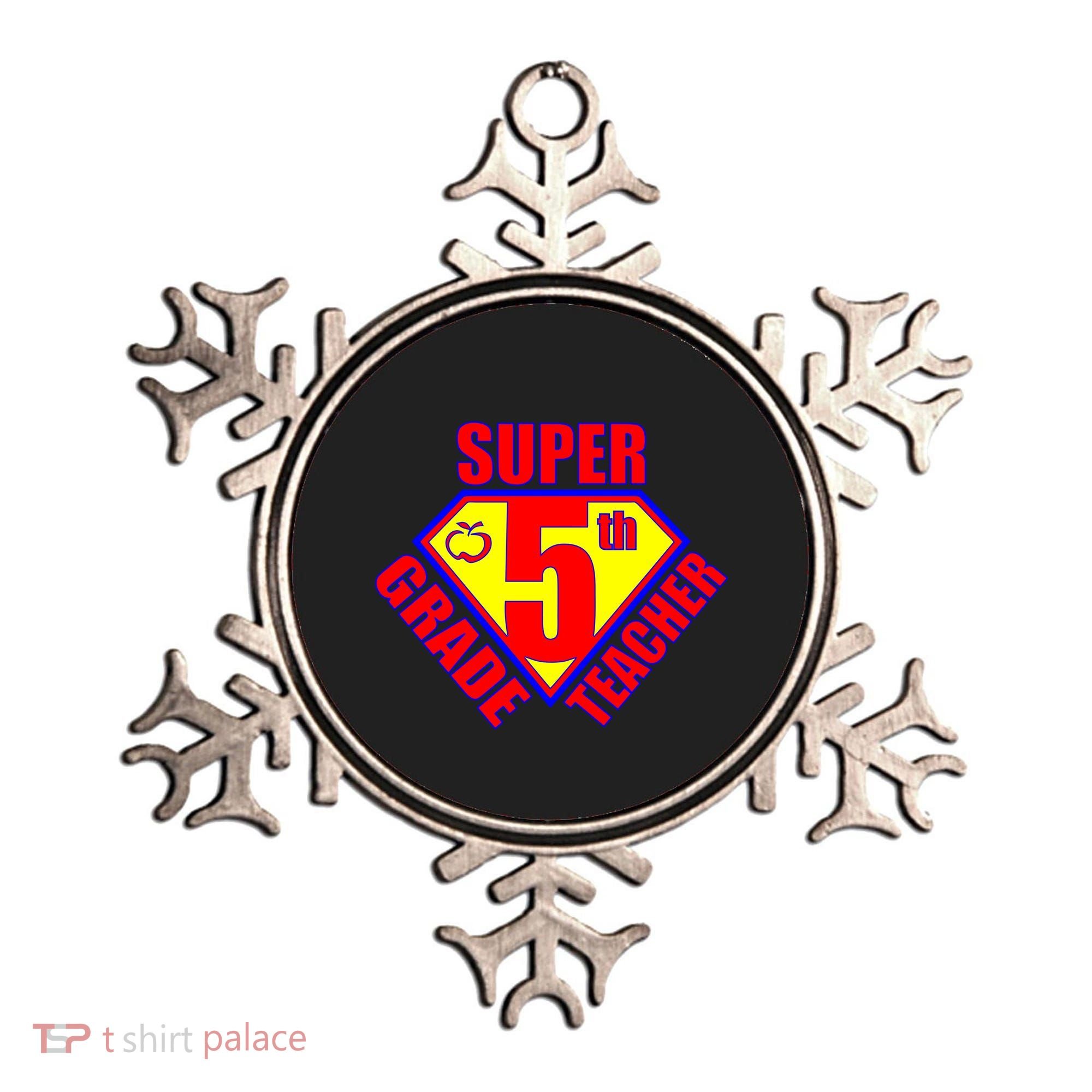Super 5th Grade Teacher Ornament